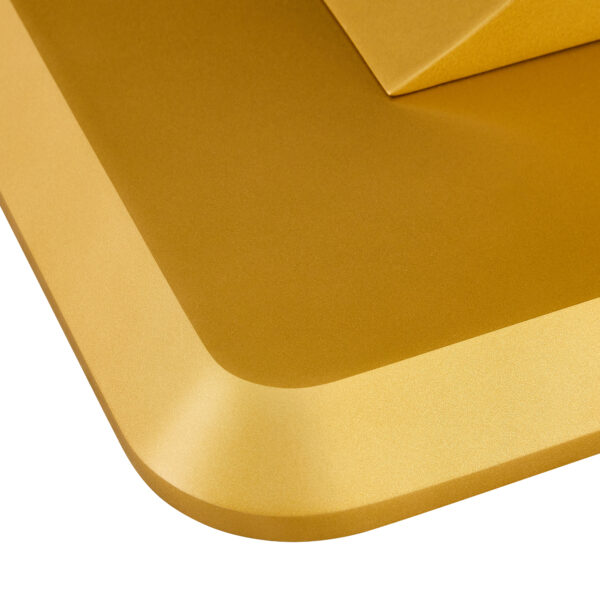 58caf7f44f1d4e65954ba0a722f5ff9d_9c890a2447ceacd7508c4d83440f7585 A modern minimalist dining table. Imitation marbled glass tabletop. Gold MDF table legs for kitchen and living room