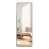 The 4th generation floor standing full-length mirror. wall mirror, bathroom makeup mirror, bedroom foyer, clothing store, wall mounted.    65 "* 23.2"