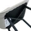 Extended Seat Cushion PU Dining Chair Set - Four Pieces,Ergonomic Design.Smooth line design,Integral metal leg structure,Can integrate well into various modern home decoration styles.