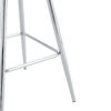 Modern and comfortable upholstered bar chairs, metal legs, small size bar chairs, suitable for part of the crowd, stylish design for dining room, kitchen, terrace and living room chairs.