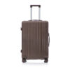 20"/24"/28" 3 pcs/set in ABS Spinner Wheel Luggage, Carry on Suitcase, Matching Color, TSA Combination Lock (Brown)