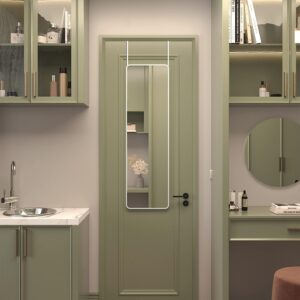 Silver 47 x 14IN Door mirror.(W2203P182160)