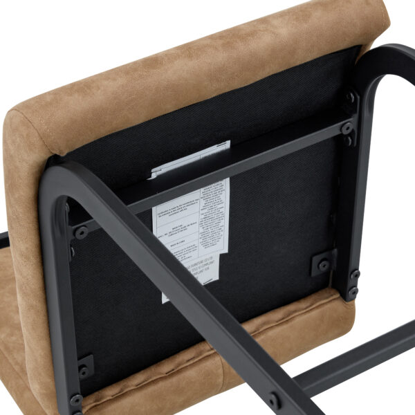 5bd37cffe13a4835898af5c60bb49bbe_9498e17dd811e210eaa8faed0098057d 42.5 Inch Tall Brown Tech Fabric Bar Stool - A Perfect Combination of Modern Design, Comfort, and Stability.A Set of 2.Suitable Not Only For Home Use But Also For Bars, Restaurants,And Other Settings.
