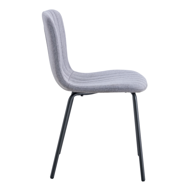 5bdde2e8c99e4761be51260f99e746c1_b569555311f474fc2454b214f1b0e162 Luxury Minimalist Chairs - A set of 4 high quality dining chairs with black metal legs. The integral metal leg structure is suitable for various interior decoration styles.