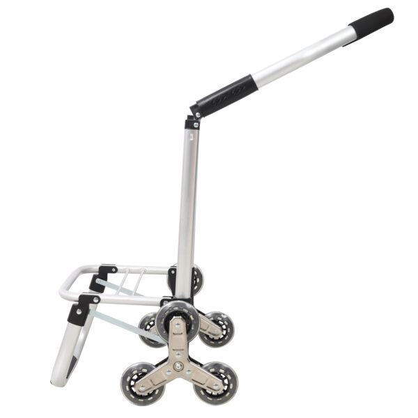 5d7628c221784bc1819d1ba12a0c630c_4391ffd29edebcffe32ee3b3174ff139 Shopping Stair Trolley with Wheels,Trolley Black Foldable Shopping Cart,Removable Shopping Oxford Waterproof Bag,Stainless Steel Triangular Wheels, Black