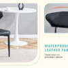 Black Minimalist Ergonomic Dining Chair, With A Curved Backrest For Comfortable Design,Unlocking A Comfortable And Minimalist New Sitting Posture. A Pack Of 4.Available In Black And White.