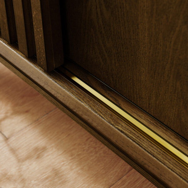 5e81f3d7968e4d6b926aa6c260d94a65_5eec0da9fcbe16ecc5e370f86cd185bf 47.3" Sideboard Buffet Cabinet with Storage, Farmhouse Fluted Sideboard with 2 Doors & Solid Wood Feet, TV Media Console, Storage Cabinet for Kitchen Dining Living Room Entryway Hallway, Walnut