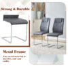 Table and chair set.63*31.4 Inch Pandora Patterned Sintered Stone Dining Table Set - 4 Dark Gray Chairs With Silver Metal Legs.Modern Light Luxury.Perfect For Dinner Room,Meeting Room,Kitchen,etc.