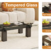 ONLY Separate Glass Tabletop.24*36 inch Rectangular heat-resistant Transparent Tempered Glass Tabletop.Suitable for various occasions such as kitchens and restaurants.Transparent GLASS,24*36*0.31inch.