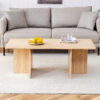 A modern and practical wood colored coffee table. The coffee table is made of medium density fiberboard material and is suitable for living rooms, bedrooms, and study rooms. CT-2O