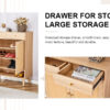 Modern minimalist storage cabinet, rattan shoe cabinet, bed top cabinet. Beautiful shape, suitable for corridors and living rooms.
