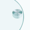 Double layer rotatable round glass.The rotatable design makes it more convenient to retrieve and place items.The upper glass has a diameter of 20 inches, while the lower glass15 inches.