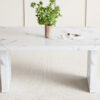 63"*35.4"*30" inches Luxurious Marble Pattern MDF Dining Table - A Choice of Subtle Luxury for Your Home.Create Your Exclusive Low-Key Luxury Space.
