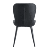 The Black Minimalist Ergonomic Dining Chair Comes In A Pack of 4, With A Comfortable Design Of Extended And Curved Seat Cushions, Unlocking A Comfortable And Minimalist New Sitting Posture.