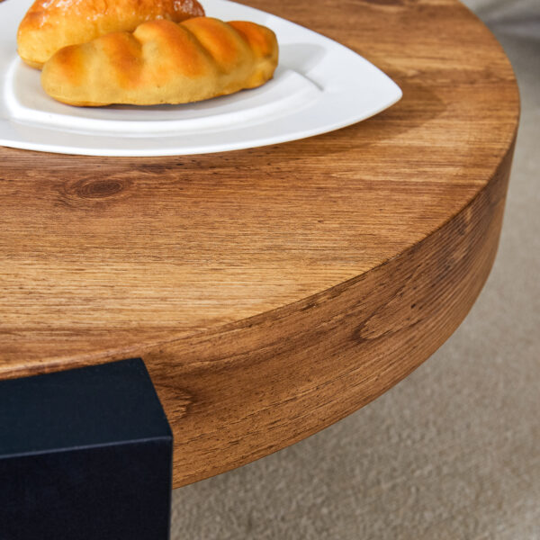 The detachable double-decker coffee table, the stylish design is more precious, and the detachable design can make the use of space more flexible and suitable for various scenes.