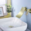 Wall Mount Widespread Bathroom Faucet
