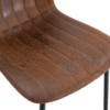 Luxury Minimalist Chairs - A set of 4 high quality dining chairs with black metal legs. The integral metal leg structure is suitable for various interior decoration styles.