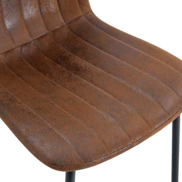 66826ee6629b4100bbfb2b2a232b2923_80bfa2cc736733037fb0a41b12b3a223 Luxury Minimalist Chairs - A set of 4 high quality dining chairs with black metal legs. The integral metal leg structure is suitable for various interior decoration styles.
