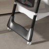 Adjustable Baby High Chair 0-6 Years – Portable Infant Feeding Seat with Safety Belt, Silent Lockable Wheels & Easy-Clean Design for Home, Dining, Living Room, Bedroom (Black)