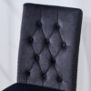 4 piece dining chairs.The gold metal legs complement the black velvet, showcasing a perfect blend of modern and classic elements.Suitable for various occasions such as kitchens,conference rooms, etc.