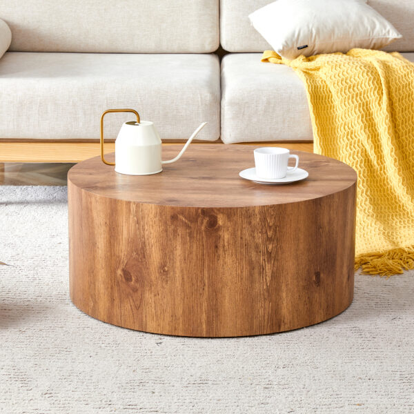 6851c3de0b734b24b25f15a447beb7fe_5cf2ae503e1f42d7b36fbdbede34989d The cylindrical table with its patterned design can be easily integrated into a variety of interior styles, from coffee tables to small dining tables, workbenches or makeshift writing desks.