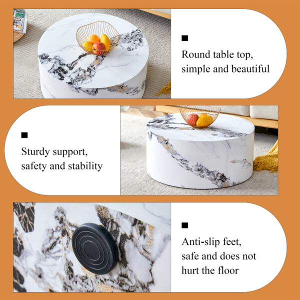 69d7d287bfaa424883bad76d17930cef_75dab75f8402283ec752d0c0a380c152 The cylindrical table with its patterned design can be easily integrated into a variety of interior styles, from coffee tables to small dining tables, workbenches or makeshift writing desks.