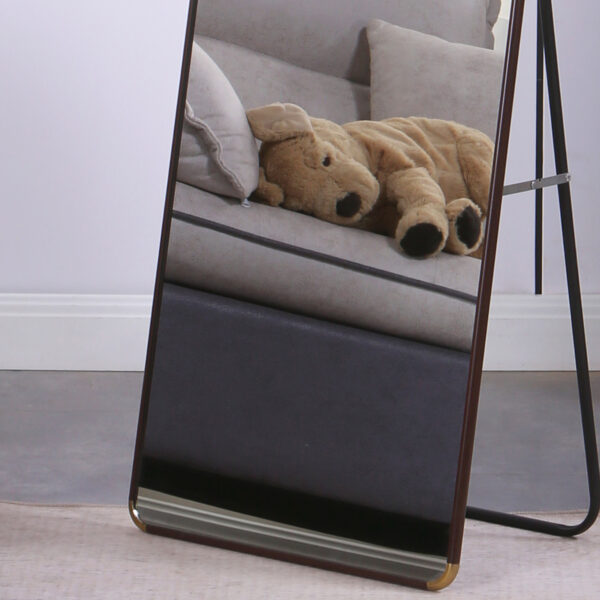 The 4th generation floor standing full-length mirror. wall mirror, bathroom makeup mirror, bedroom foyer, clothing store, wall mounted. 60 "* 16.5"