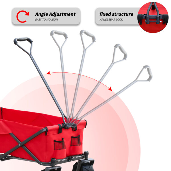 Utility Park Garden Cart Tool Customized Color Folding Camping Trolley Outdoor Picnic Beach Wagon