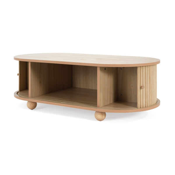 71ce77e8a409462dbeda9a0b765c8065_87c813403befceddc7cfeb5b379d40a5 MDF ELEGANT LONG OVAL STORAGE SIDE TABLE WITH RETRO CHARM, NATURAL COLOR