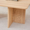 A modern and practical wood colored coffee table. The coffee table is made of medium density fiberboard material and is suitable for living rooms, bedrooms, and study rooms. CT-2O