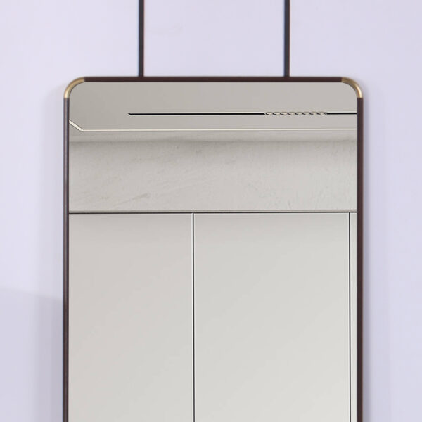 The 4th generation floor standing full-length mirror. wall mirror, bathroom makeup mirror, bedroom foyer, clothing store, wall mounted. 60 "* 16.5"