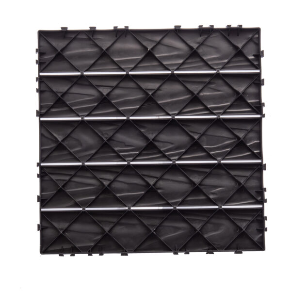 76-Pack 11.42"x11.42" Interlocking Deck Tiles - 68.80 Sq.Ft 3D Wood Grain Plastic Flooring for Outdoor Use , Waterproof & Moisture-Proof Patio Tiles , All-Weather Use & Easy Snap-Together Installation