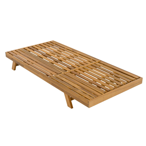 75c08c8d6f724bdab5af68c4fd455ee5_e778c1fcaaf1ba4913b8edf4686ee8c8 LOUNGE CHAISE SET WITH HEADREST,SPACE AVAILABLE ON ONE SIDE, ACACIA WOOD WITH WATER-RESISTANT LOUNGE CUSHIONS (CREAM & 3-FOLD & 4 inch) - MATCHING DARK GREY/BEIGE VERSION AVAILABLE