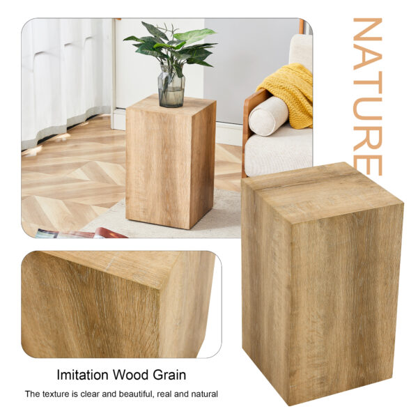 77201a055c244d29a36e4e040235e8bd_0be914da2a7e5b319ba2fbf9b878ddbc Elevate your living space with this modern MDF coffee table that showcases smooth, light wood color texture patterns. It is characterized by stylish design.12*12*19.6,W1151P188001