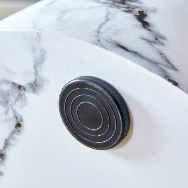 7721957819c34ae8aaa55f8b4ee3cc40_272d268c163ff30b3d73eab1b7c0baed The cylindrical table with its patterned design can be easily integrated into a variety of interior styles, from coffee tables to small dining tables, workbenches or makeshift writing desks.