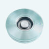 Double layer rotatable round glass.The rotatable design makes it more convenient to retrieve and place items.The upper glass has a diameter of 20 inches, while the lower glass15 inches.