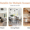 55"x31.5"Cream-Style White MDF Dining Table Set with 4 Armless Chairs.The backrest of the dining chair is designed with multiple vertical stripes.Adding a warm atmosphere to your family.