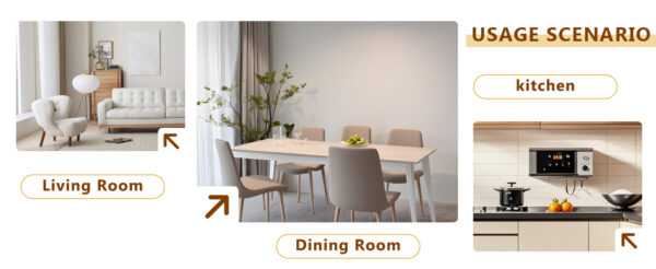 7c07fc55be7d4b80b4b580707ceb5afd_550306178e7c216c22e714606b7fb9ee 71 * 35.4 inch rectangular dining table. The transparent tempered glass tabletop is paired with golden 7-shaped metal table legs, showcasing a minimalist texture. Suitable for various places.