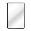 Black 16x24 inch  Metal Framed Wall mount or Recessed Mirror Cabinet