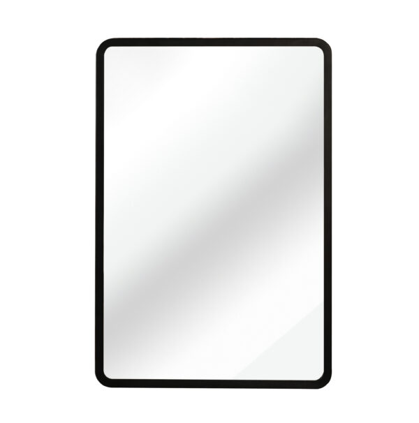 Black 16x24 inch  Metal Framed Wall mount or Recessed Mirror Cabinet