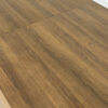 Rectangle extendable dining table for 6-10 people aged effect wood and black 160-200 cm