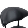 Table and chair set.A Modern Minimalist Circular Dining Table With A Diameter Of 33.3 Inches.Paired With 4 Black Minimalist Ergonomic Dining Chair, With A Curved Backrest For Comfortable Design.