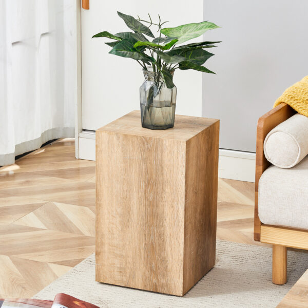 7db7aa1c61a54827880a3f56e49ebcbe_83942c3d7001197aaf68fd8037986b22 Elevate your living space with this modern MDF coffee table that showcases smooth, light wood color texture patterns. It is characterized by stylish design.12*12*19.6,W1151P188001