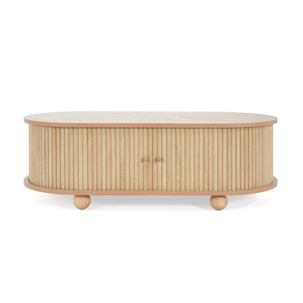 7fb040a76ae745c0850e125e0212566c_dbf20344fc66152100a4ed6c8b724eb2 MDF ELEGANT LONG OVAL STORAGE SIDE TABLE WITH RETRO CHARM, NATURAL COLOR