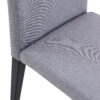 Four Light Gray Linen-Cotton dining chairs, simple and versatile, comfortable and accompanied. Exquisite and versatile dining chairs unlock a comfortable new experience.(Set of 4)