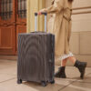 20"/24"/28" 3 pcs/set in ABS Spinner Wheel Luggage, Carry on Suitcase, Matching Color, TSA Combination Lock (Brown)