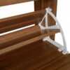 Rattan, Allen 2 Door 1 Drawer Cabinet, Shoe Rack, Double Layer, Suitable for Entrance