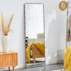 The 4th generation floor standing full-length mirror. wall mirror, bathroom makeup mirror, bedroom foyer, clothing store, wall mounted.    65 "* 23.2"