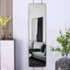 The 4th generation floor standing full-length mirror. wall mirror, bathroom makeup mirror, bedroom foyer. Elegant Flower Pear Color Full-Length Mirror - Aluminum Alloy Frame Design. 60*16.5"