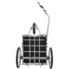 3-in-1 Heavy-Duty Bike Cargo Trailer – E-Bike Compatible Steel Frame, 110lb Capacity, Convertible Stroller & Pull Cart w/Suspension, 20" Wheels & Accessories